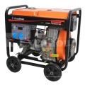 5KW power electric low fuel consumption open diesel generator set